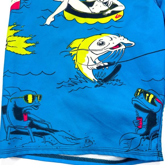 Quiksilver Lake Haveabrew Board Shorts 32 Boats Jetski Shrimp Sexy Girls Yacht - Picture 5 of 11